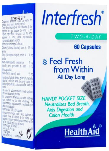 HealthAid Interfresh Fresh Breath 60 Capsules