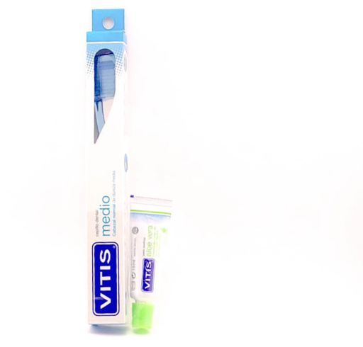 Vitis Vitis adult toothbrush medium box V2