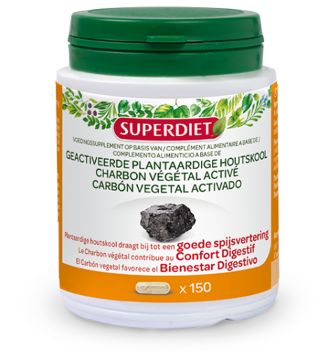 Activated Vegetable Carbon 150 Capsules