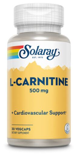 Solaray L Carnitine 500 mg 30 Capsules