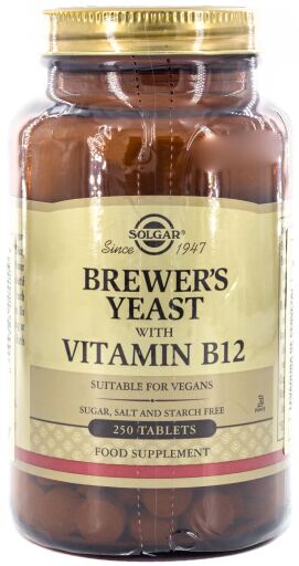Solgar Brewer's Yeast 500 mg 250 Tablets