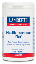 Health Insurance plus vitamins and minerals without iron 125 tablets
