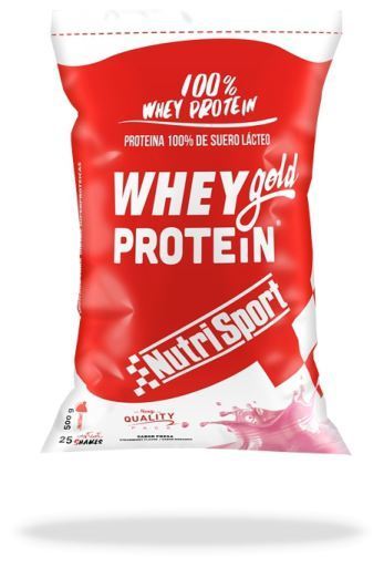 Nutrisport Gold Whey Protein Strawberry 500g Bag