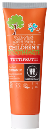 Urtekram Toothpaste for children 75 ml bio tutti frutti