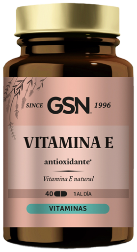 GSN Natural Vitamin E 40 Pearls 400 ui