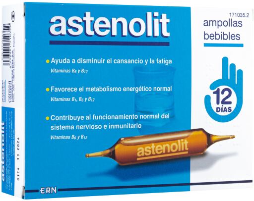 Ern Astenolit 12 Drinkable Ampoules 10 ml