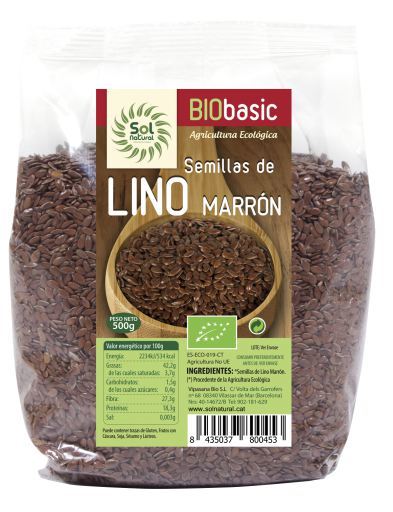 Sol Natural Linseed Brown Bio 500 gr