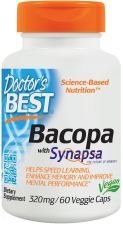 Bacopa with Synapsa 320 mg 60 Veggie Capsules Bacopa with Synapsa 320 mg 60 Veggie Capsules