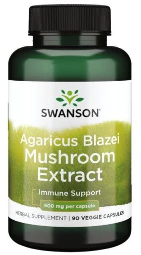 Mushroom Extract Agaricus Blazei 500 mg 90 Vegetable capsules