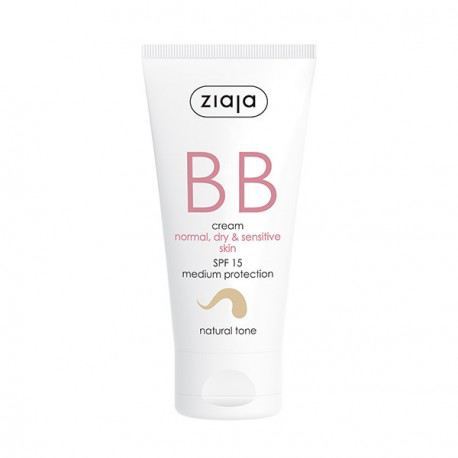 BB Cream Normal, Dry and Sensitive Skin Spf15 Natural Tone 50 ml