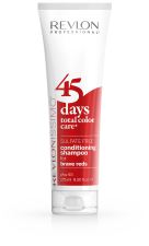 Revlonissimo 45 Days Brave Reds Conditioning Shampoo 275ml