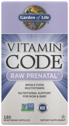 Vitamin Code Raw Prenatal 180 Capsules