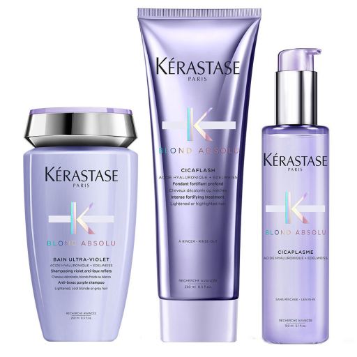 K&eacute;rastase Blond Absolu Ultra Violet Gift Set 3 pieces