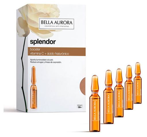 Splendor Ampoules Vitamin C+ Hyaluronic Acid Anti-Aging 5 x 2 ml