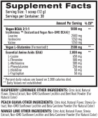 Natural Vegan Bcaa + Glutamine Raspberry Lemonade 270 g