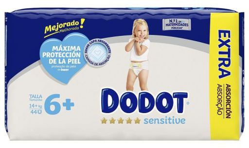 Sensitive Diaper Size 6+ 44 units