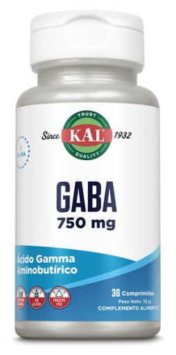 Kal GABA 750 mg 30 Tablets