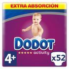 Activity Extra Diapers Size 4 with 52 Units