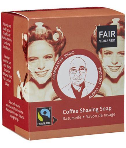 Coffee, Shea and Coconut Shaving Soap 2 of 80 gr