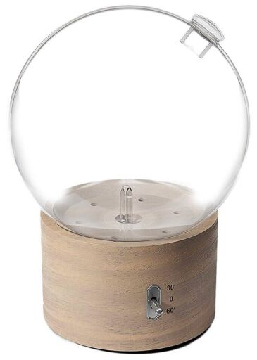 The Bulle Diffuser Wood and Glass