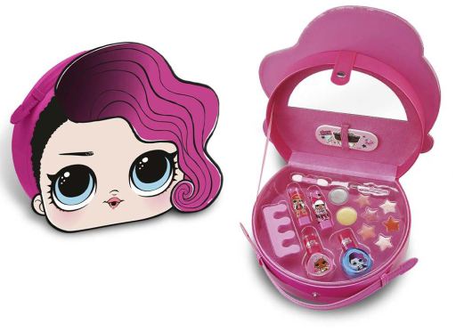 Cartoons LOL surprise 6 lipgloss + Eyeshadow + lipstick + nail + brushes + 1 separator