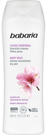 Babaria Body Milk Intense Nutrition Almonds 400 ml