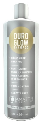 Amazon Keratin Ouro Glow Salt-Free Shampoo 473 ml
