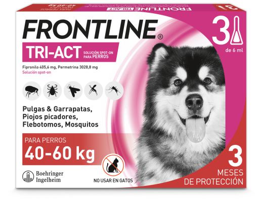 Frontline Tri-act Antiparasitic in Spot-on for dogs of 40-60 kg