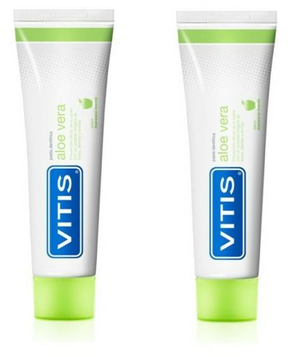 Vitis Aloe Apple Toothpaste Gel 2x150 ml