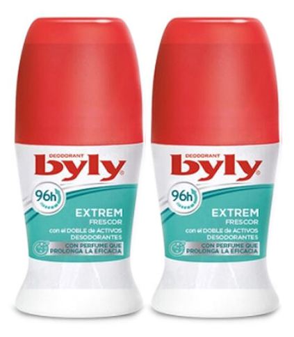 Byly Extrem Frescor Roll-on Deodorant Pack 2 x 50 ml