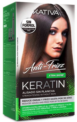 Kativa Kit Anti-frizz Xtra Shine Straightening without Iron 30 Days
