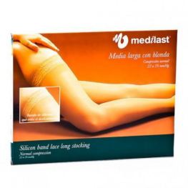 Medilast Medium Long Beige Lace Big size