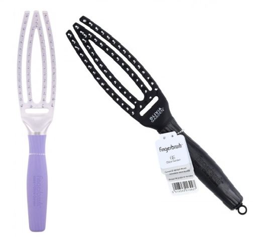 Olivia Garden Finger Brush 1 Unit Assorted Color