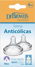 Options Preemie Flow Wide Mouth Silicone Teats 4 9M+ 2 units