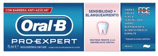 Oral-B Pro-expert Toothpaste Sensitivity and Whitening 75 ml