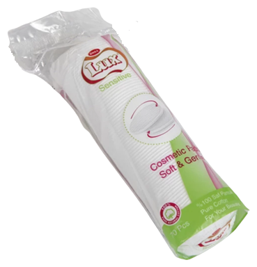 Lux Cotton Makeup Remover Pads, 70 units
