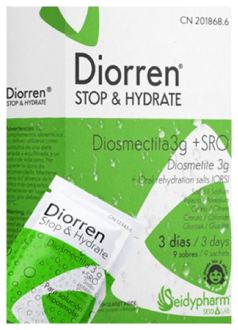 Diorren Stop &amp; Hydrate 9 Envelopes