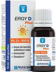 Ergy D Plus Vitamin D3 15 ml