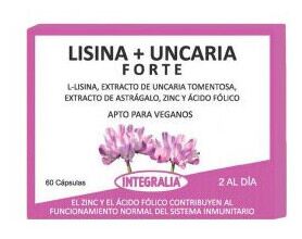 Integralia Lysine + Uncaria Forte 60 Capsules