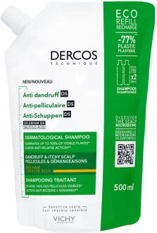 Dercos Anti-Dandruff Dry Hair Shampoo Eco Refill 500 ml