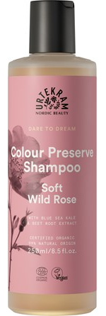 Urtekram Soft Wild Rose Gentle Shampoo to Preserve Color 250 ml
