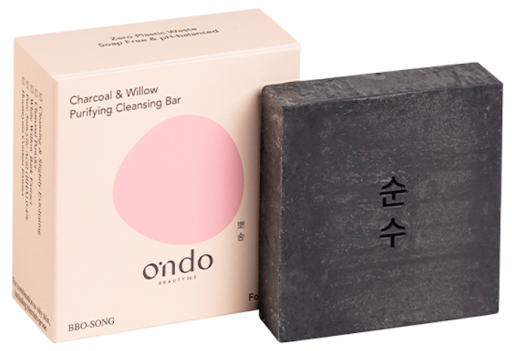 Ondo Beauty 36.5 Charcoal & Willow Purifying Cleansing Bar 70 gr