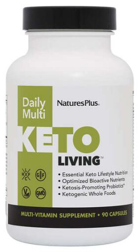 NaturesPlus Keto Living Daily Multivitamins 90 Capsules