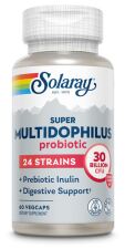 Super Multidophilus 24 Strain 30 Billion CFU 60 Vegetable Capsules Super Multidophilus 24 Strain 30 Billion CFU 60 Vegetable Capsules