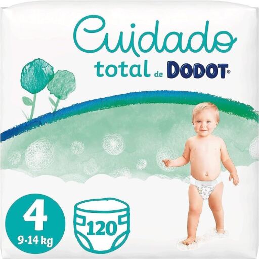 Total Care Diapers Size 4 from 9 to 14 Kg 120 Units