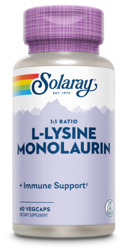 Solaray L-Lysine & Monolaurin 60 C&aacute;psulas