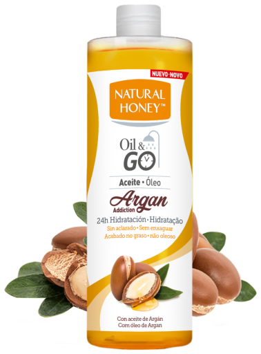 Natural Honey Elixir De Argan Oil & Go Body Oil 300 ml