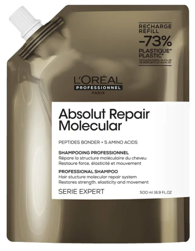 L'Or&eacute;al Professionnel Absolut Repair Molecular Sulfate-Free Shampoo Refill 500 ml
