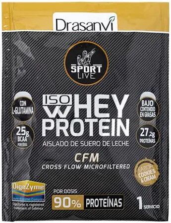 Drasanvi Whey Protein Isolate Cookies And Cream 30 gr Sport
