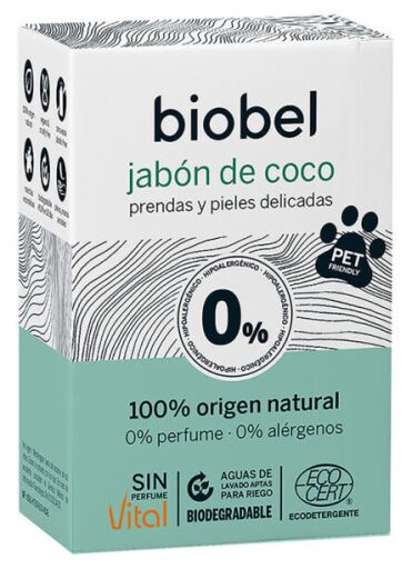 Coconut Soap for Clothes and Delicate Skin 0% 240 gr